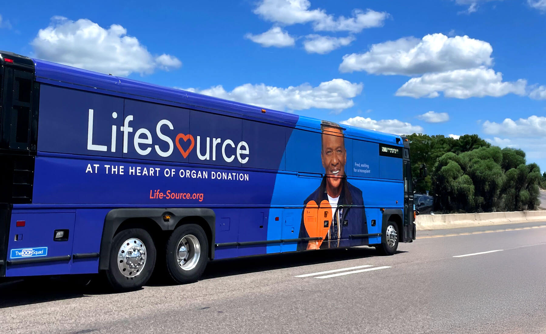 LifeSource rebrand and out-of-home campaign design